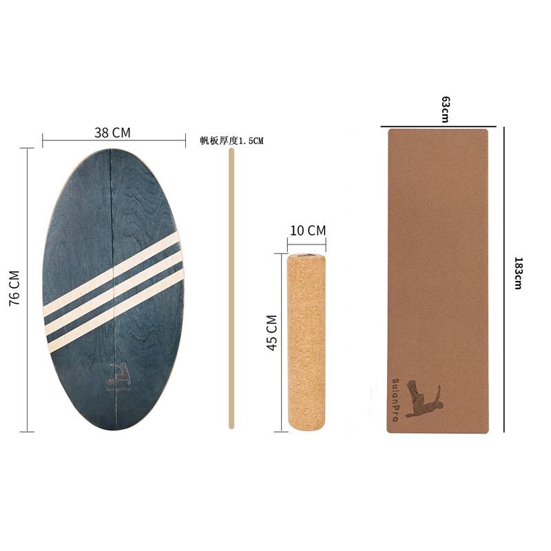 trileague blue + 10cm roller-axis + small softwood mat